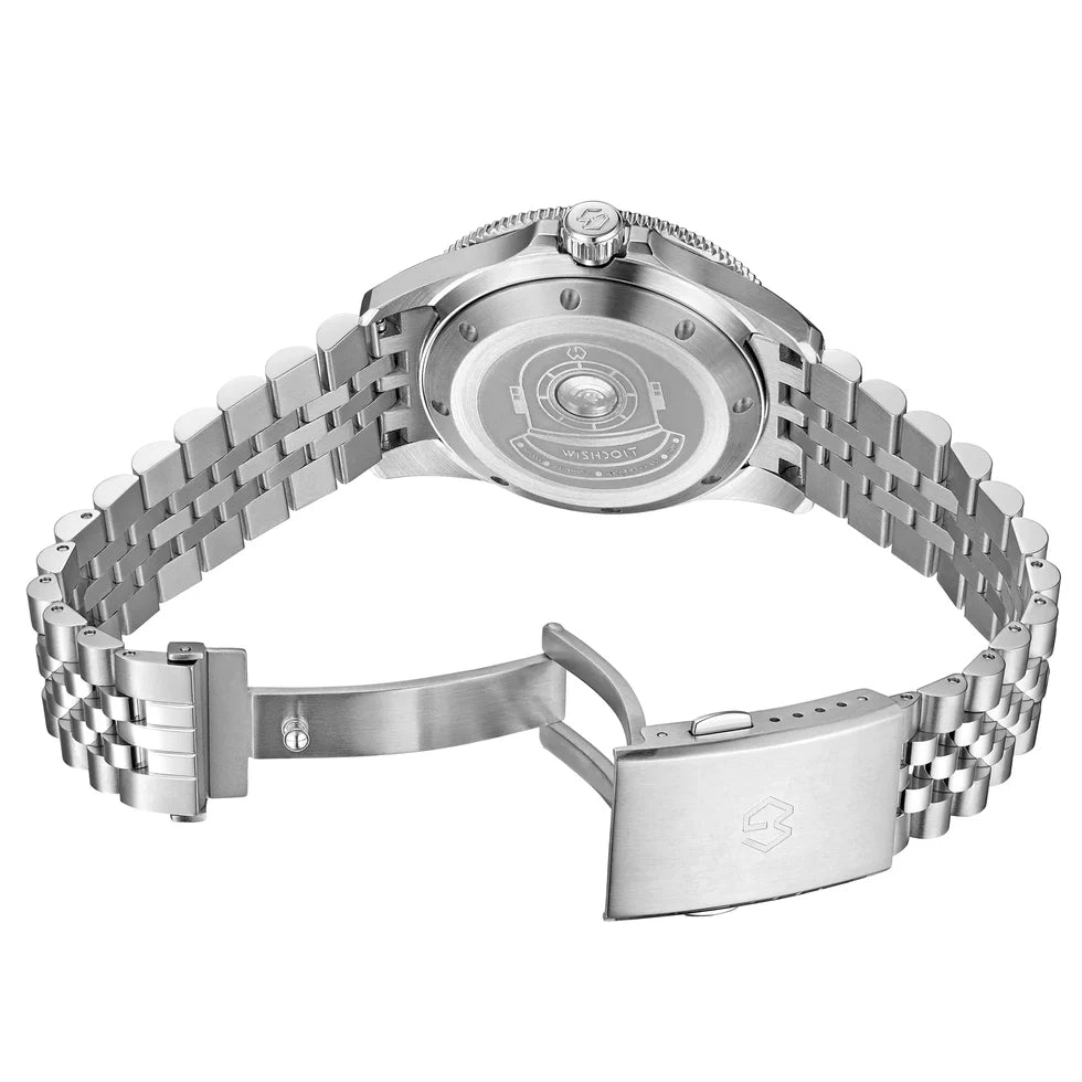Neurest Facet Automatic Diver Watch-Luxury Geometric Dial