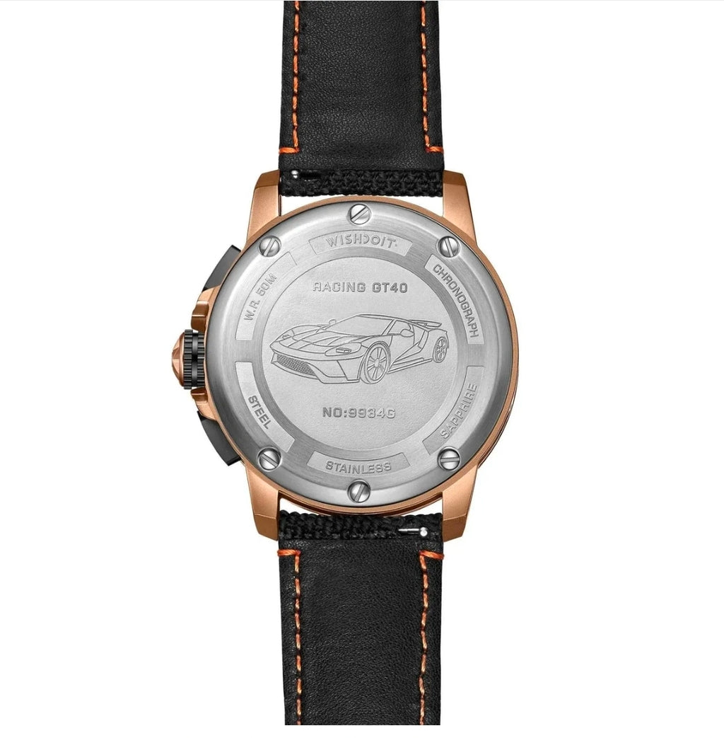 Wishdoit GT Chronograph watch - Carrerra Gold Edition