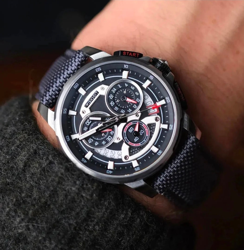 Wishdoit GT Chronograph watch - Carrerra Gold Edition