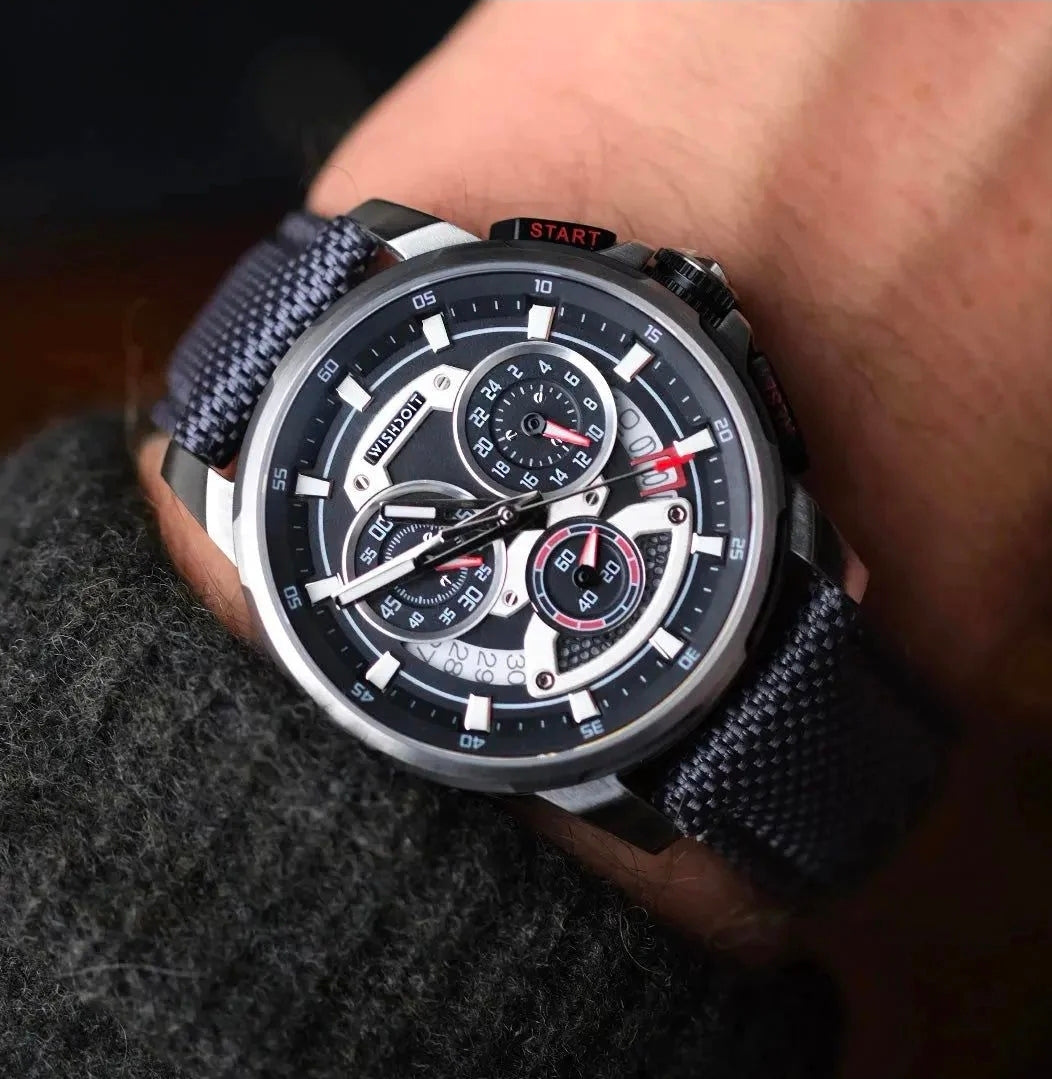Wishdoit GT Chronograph watch - Carrerra Gold Edition