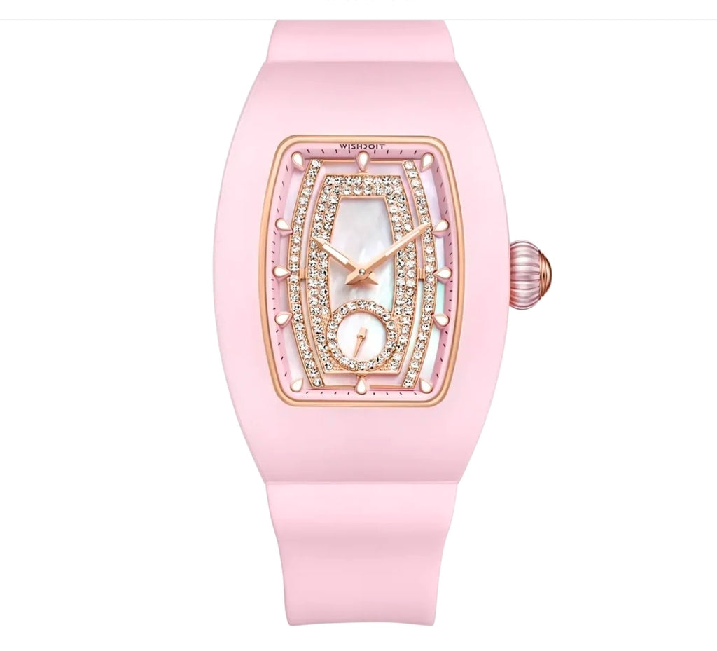 Wishdoit Celestia Ceramic Watch.- Women's Luxury Edtion