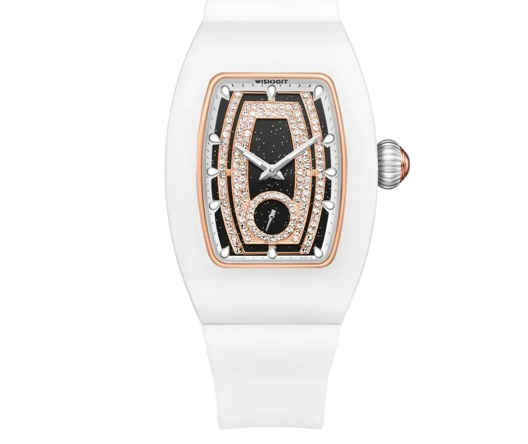 Wishdoit Celestia Ceramic Watch.- Women's Luxury Edtion