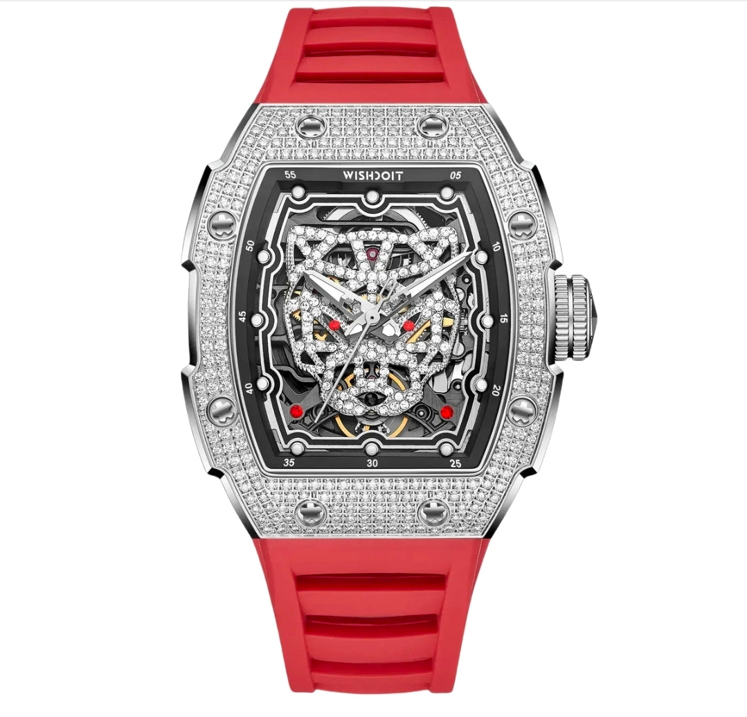 Snow Leopard Automatic & Luxury watch-Gold & Silver Edition