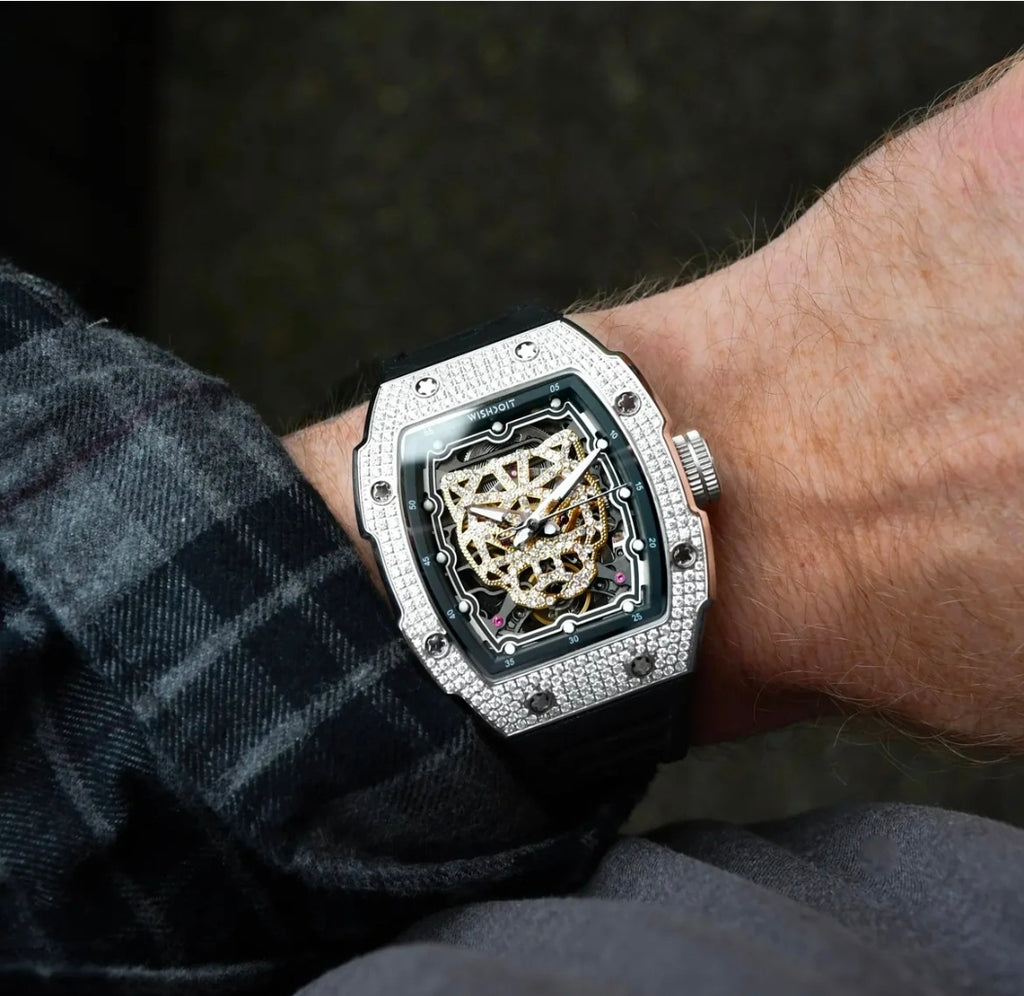 Snow Leopard Automatic & Luxury watch-Gold & Silver Edition