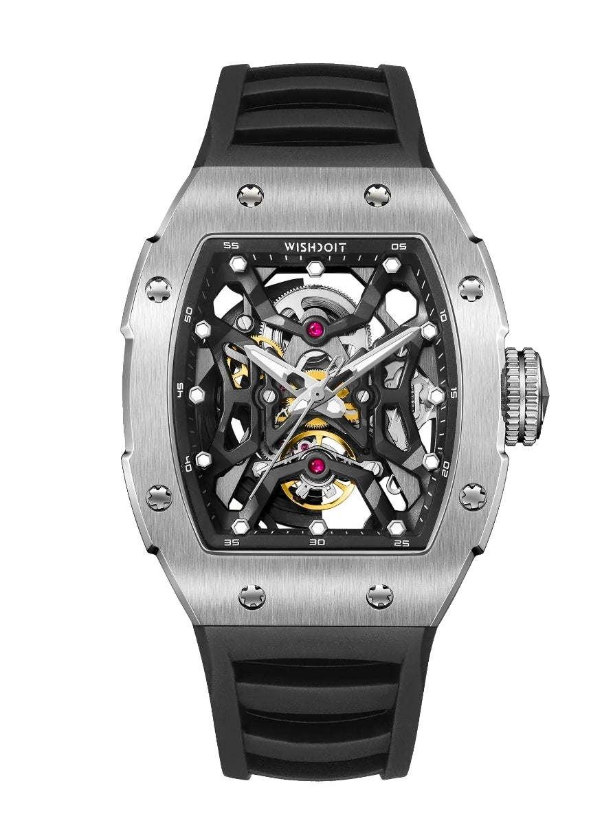 Wishdoit Aerial Prism  Skeleton Watch-Automatic Mechanical Luxury Timepiece