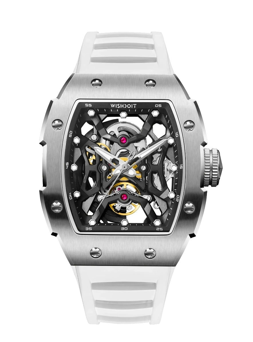 Wishdoit Aerial Prism  Skeleton Watch-Automatic Mechanical Luxury Timepiece