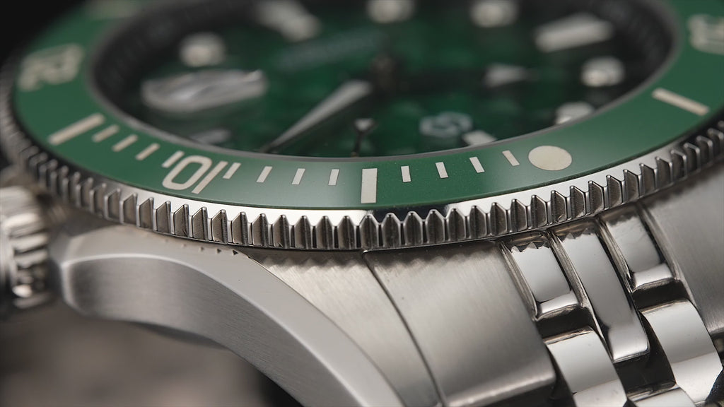 Neurest Facet Automatic Diver Watch-Luxury Geometric Dial